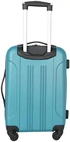 Travelers Club Chicago Hardside Expandable Spinner Luggages, Teal, 20" Carry-On - Image 2